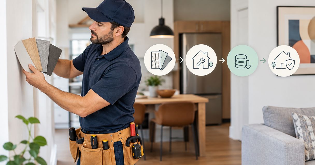 How do materials affect home maintenance costs?