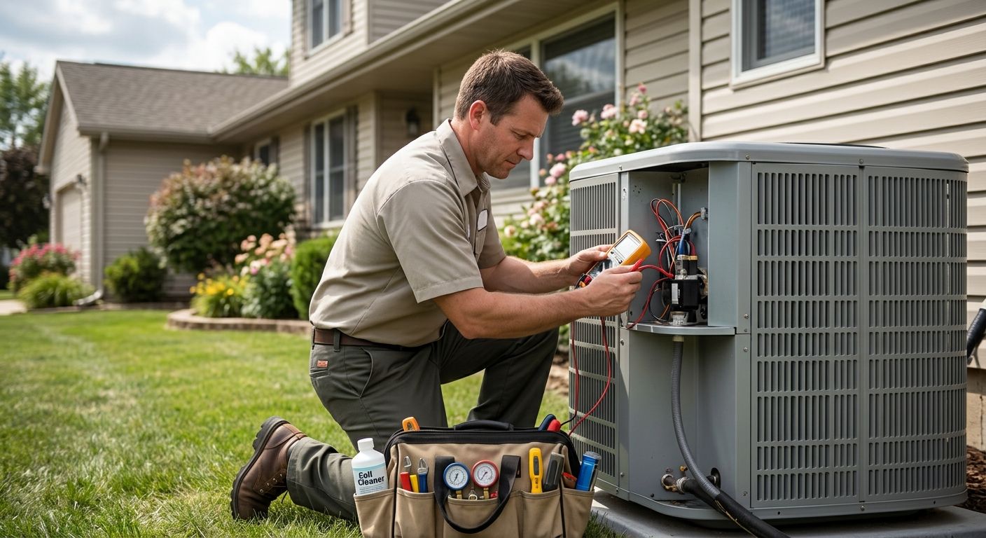 How much does HVAC maintenance cost per year?