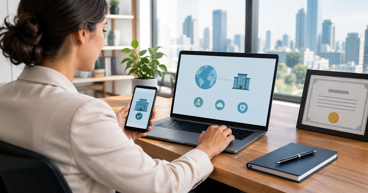 How to connect a virtual office to your BR certificate