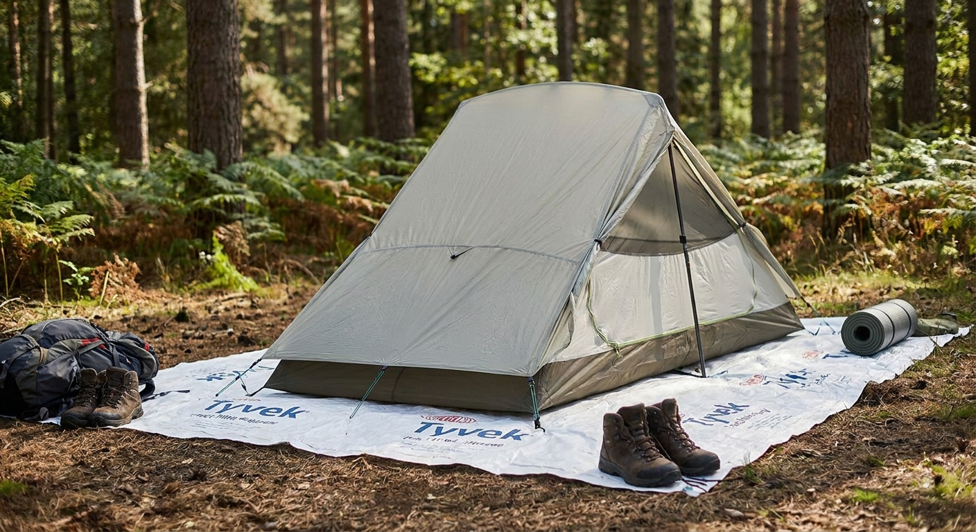 Tyvek underlay for freestanding tents
