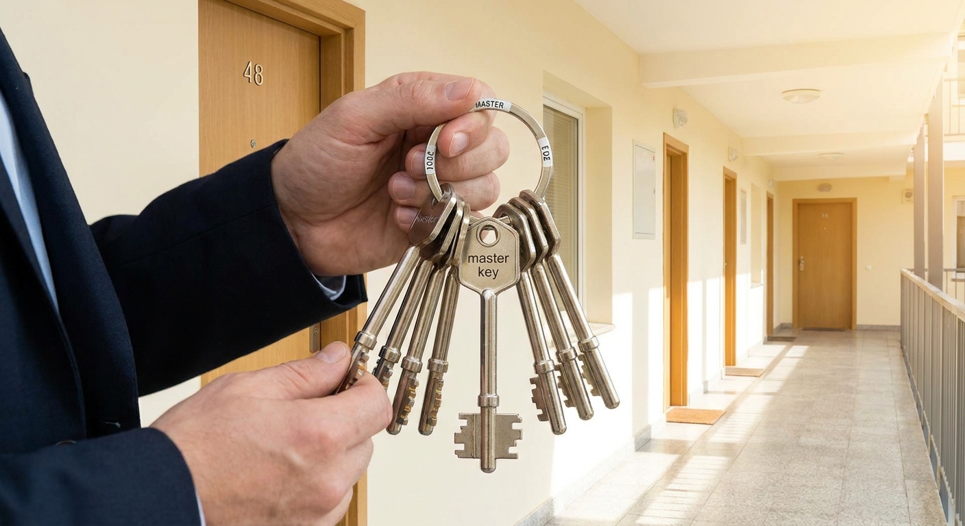 Master key systems for multi-unit apartment buildings