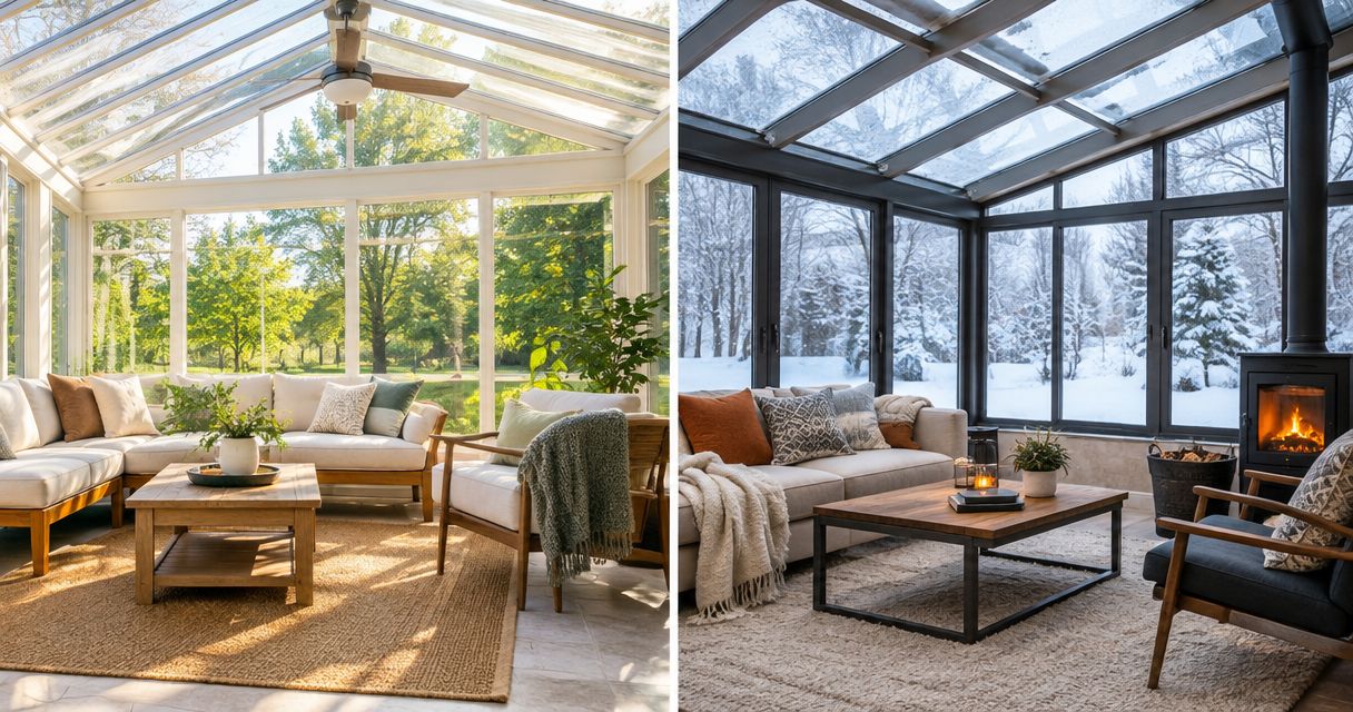 Three-season or four-season sunroom: which do you need?