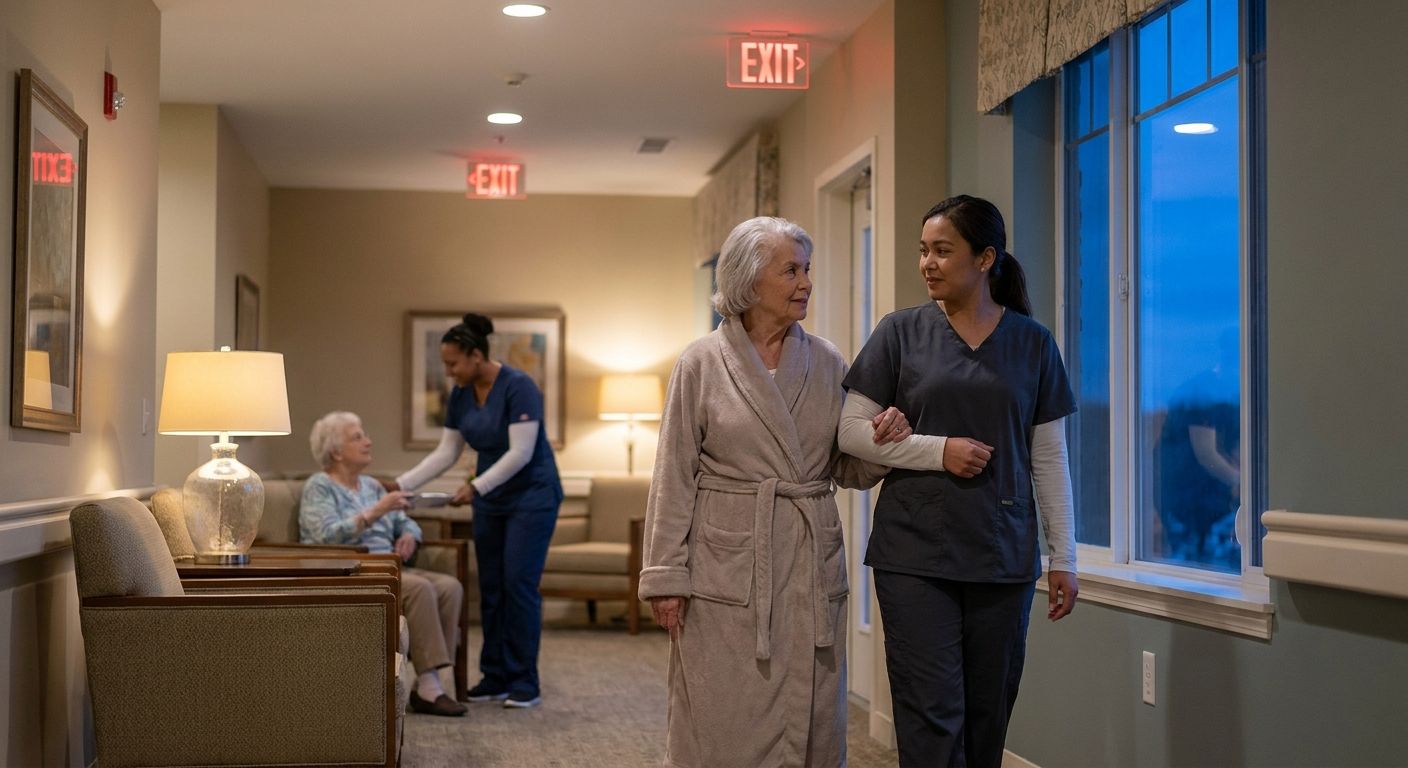 Memory care for sundowning and nighttime wandering