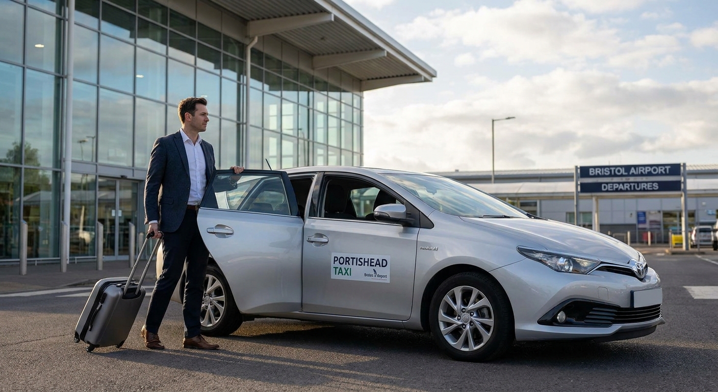 Bristol Airport taxi for Portishead travellers