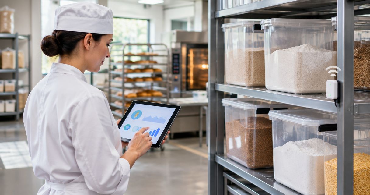Best IoT platform for commercial bakery ingredient storage
