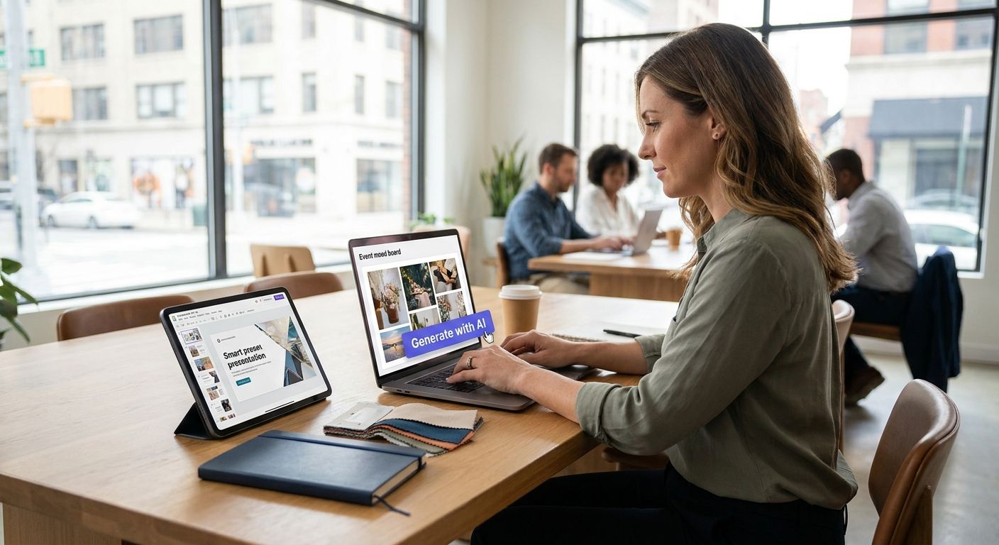 AI presentation maker for event planners