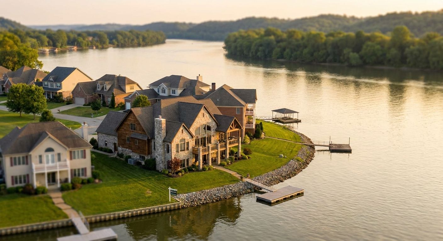 Waterfront homes for sale near the Ohio River