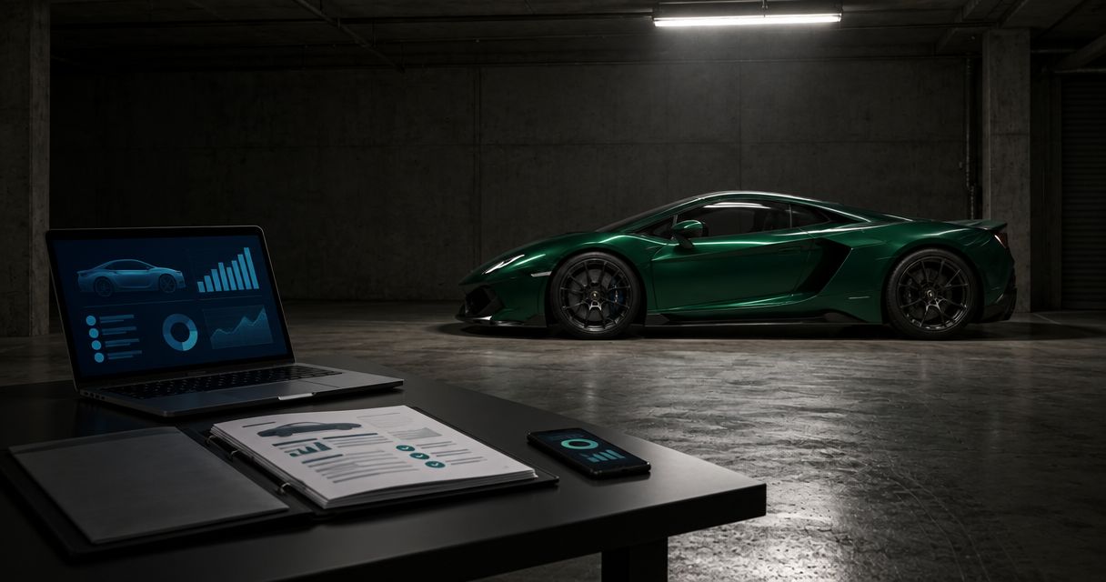 How to read service records for a supercar for sale