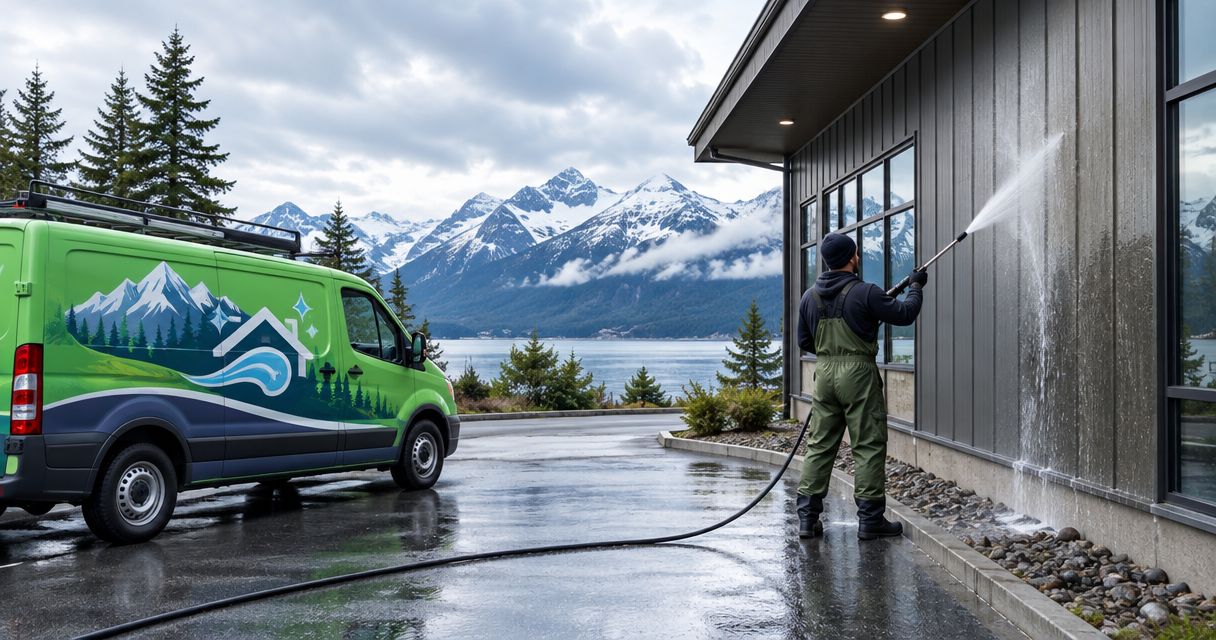 Exterior cleaning for Chugiak businesses