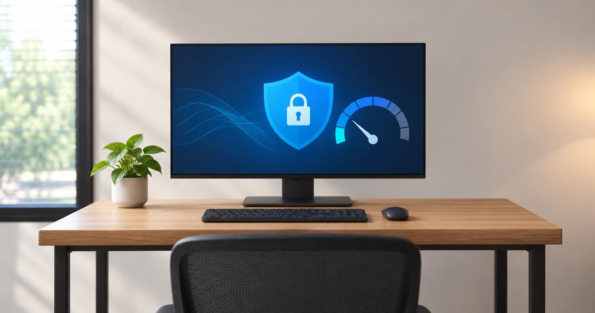 Can antivirus software slow down a business computer?