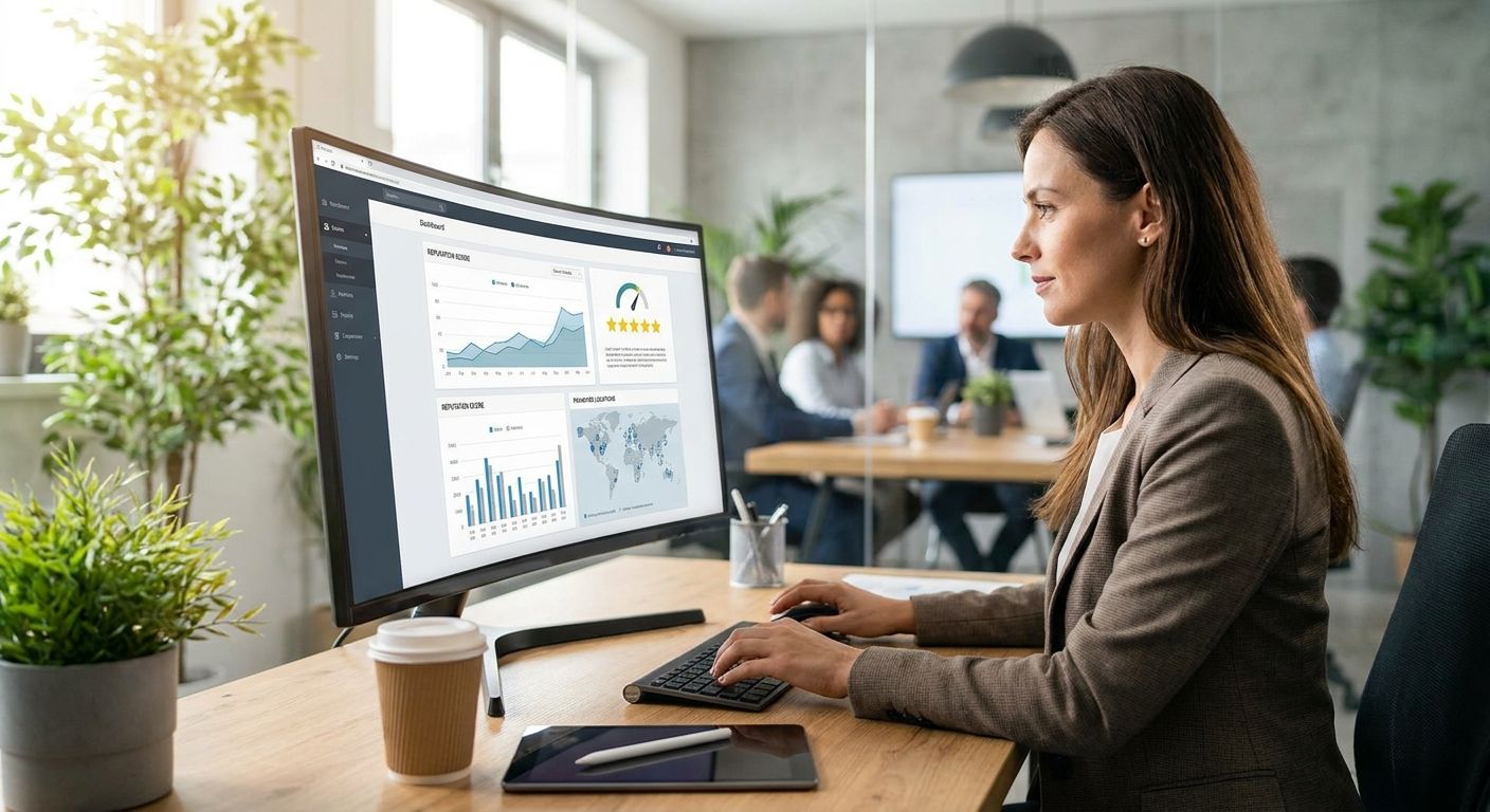 AI reputation management for franchise brands