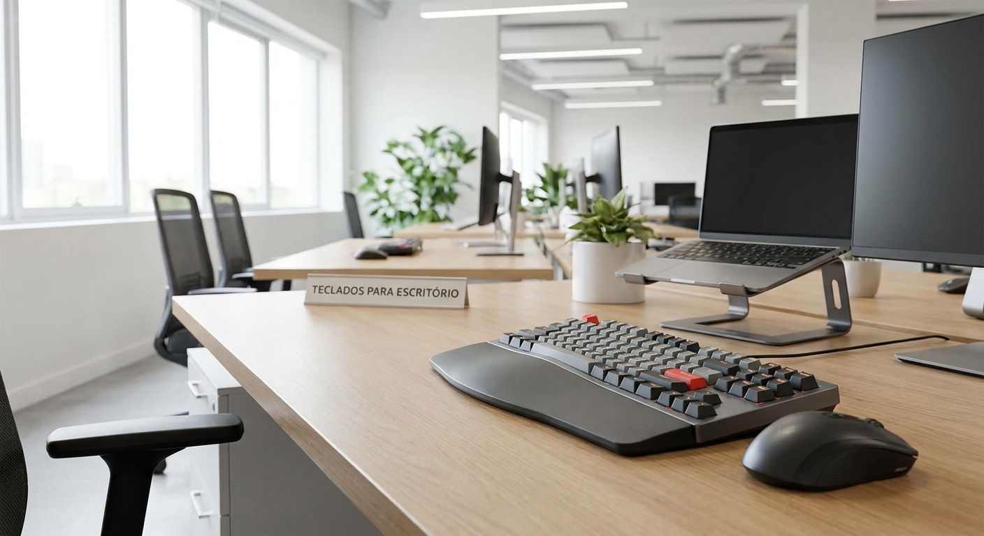 Keyboards and peripherals for shared office workstations