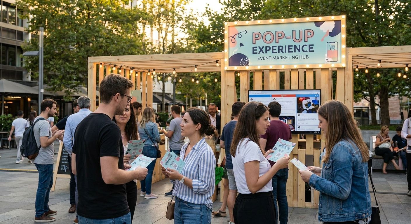 Event marketing for pop-up experiences