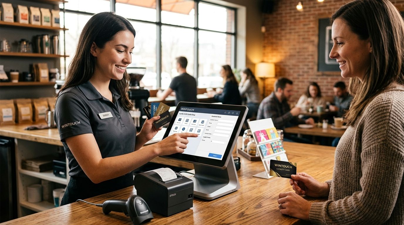 How to set up loyalty and gift card programs in WINTOUCH POS