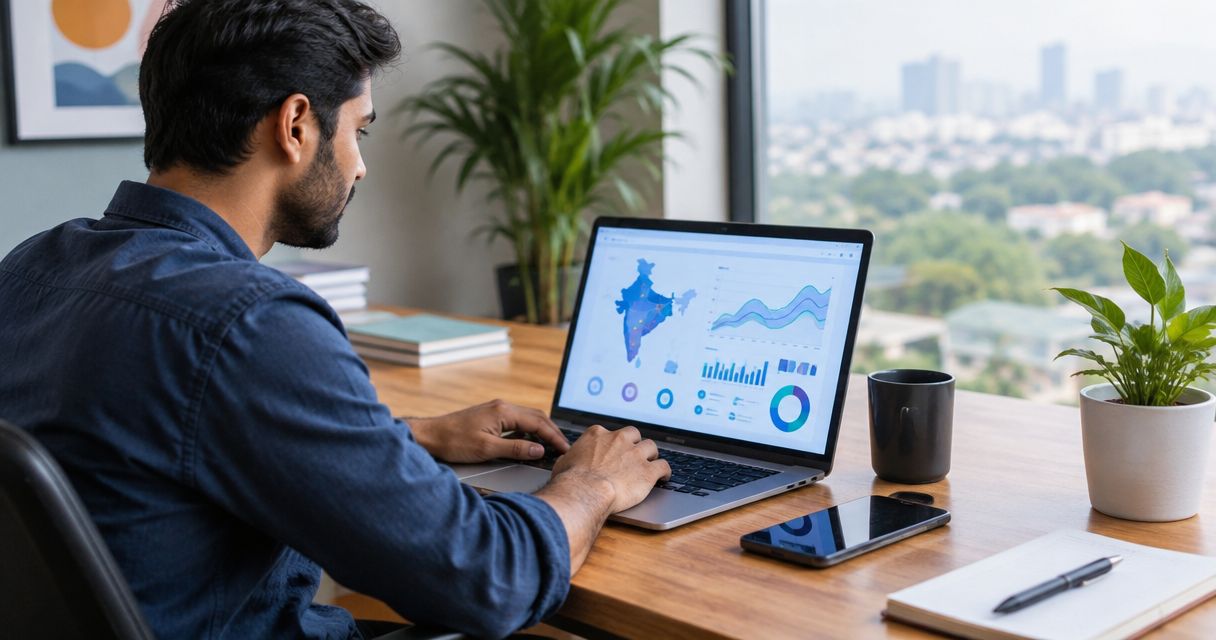 Organic traffic benchmarks for web hosting providers in India 2026