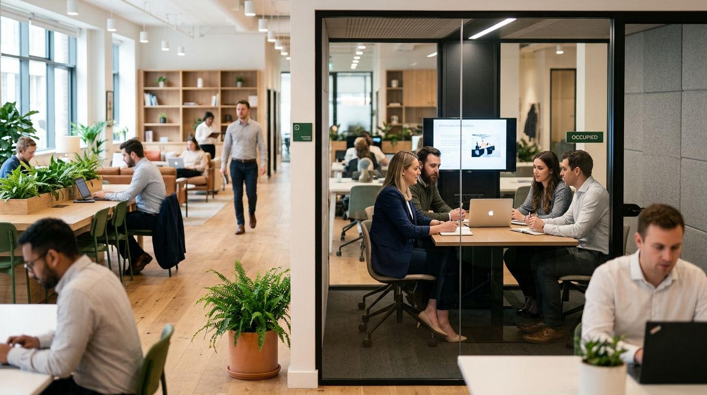 Best coworking spaces with soundproof meeting rooms