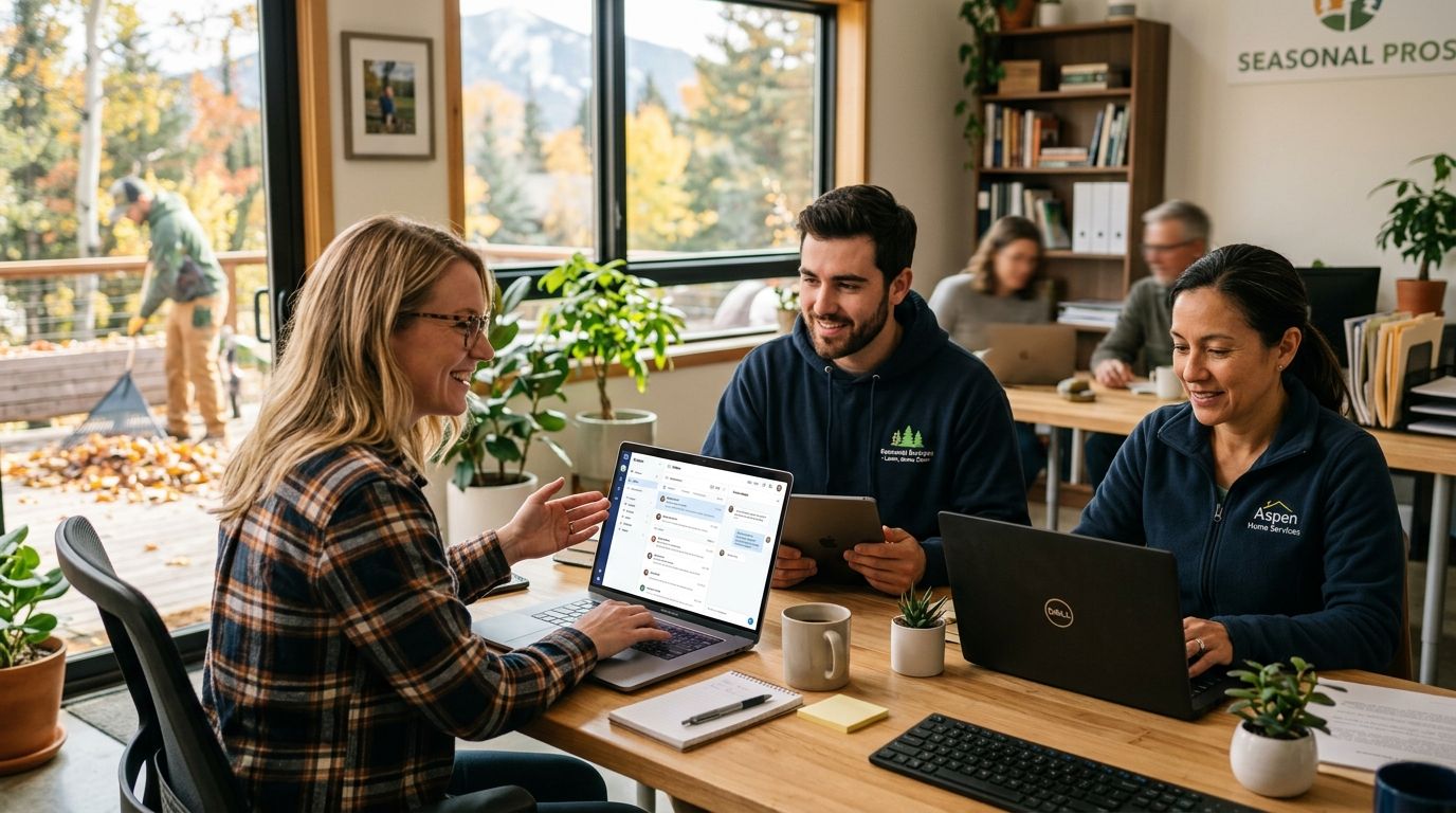 Team inbox software for seasonal service businesses