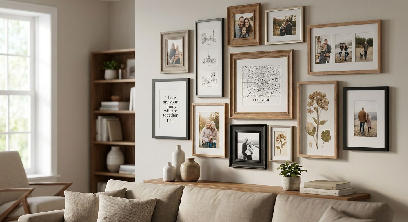 Quadros Personalizados: Crie uma Parede com a Sua História