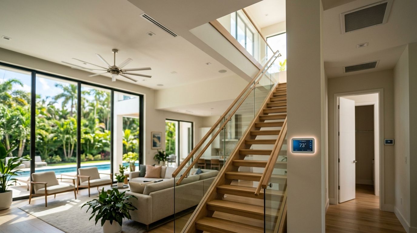 HVAC zoning systems for multi-story Florida homes