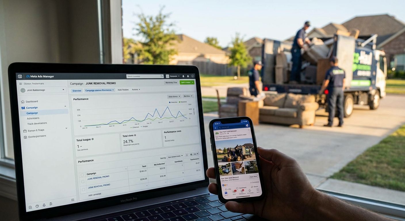 Meta Ads for junk removal companies