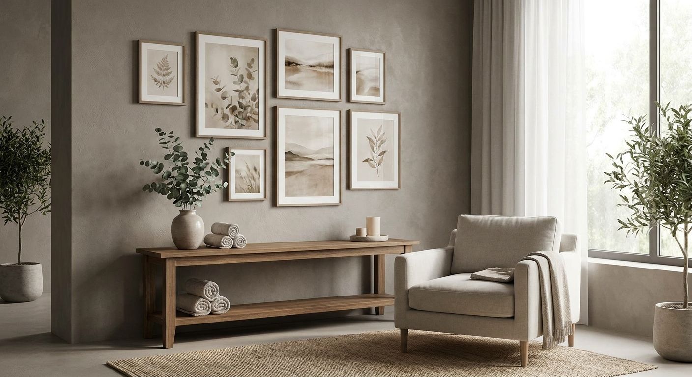 Wall art for spa and salon businesses