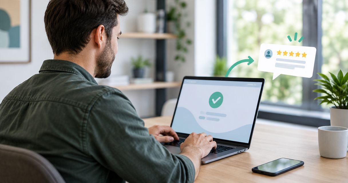 Automatically request reviews when a job is marked complete