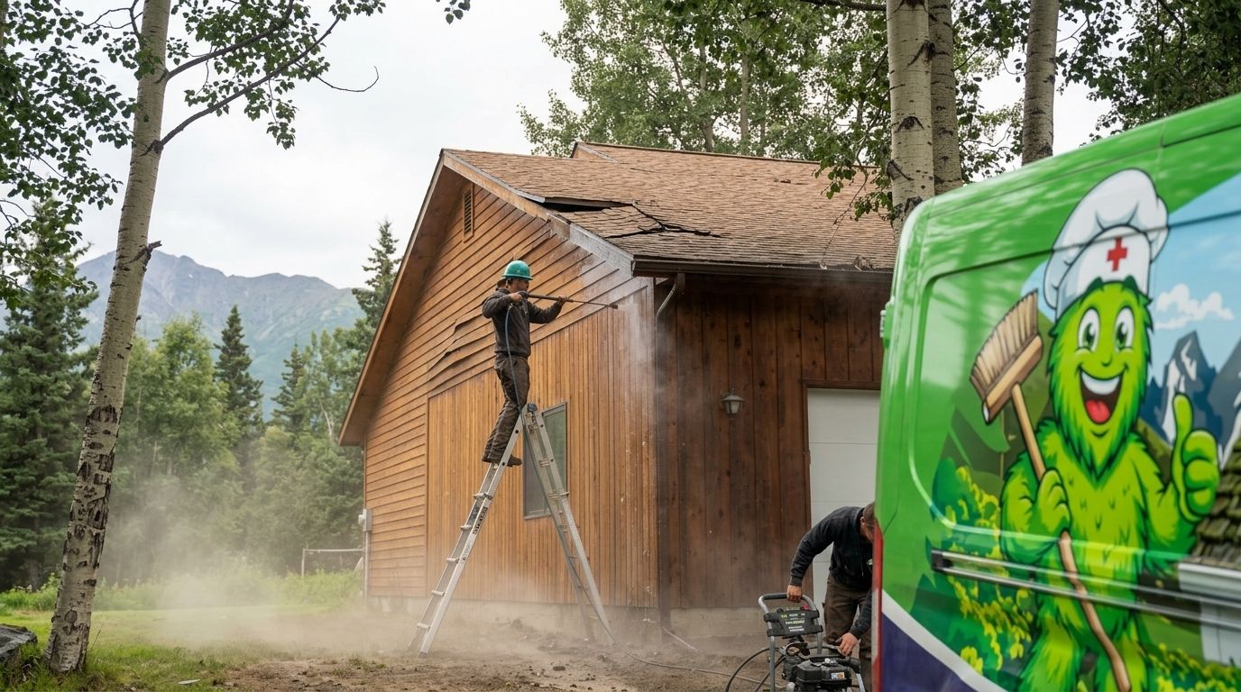 How to clean an exterior after an Alaska earthquake