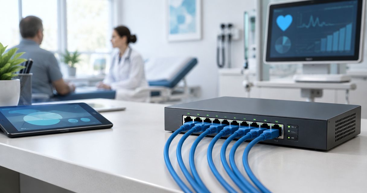 8-port PoE switches for medical clinics: complete 2026 guide