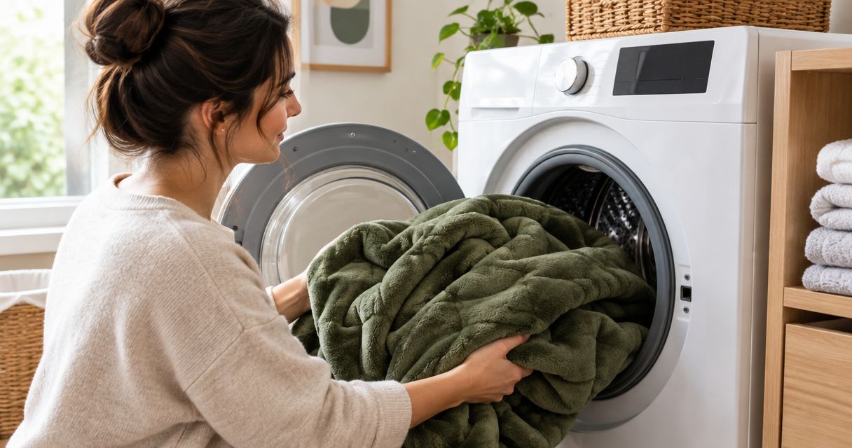 Can you wash a woobie blanket in a washing machine?
