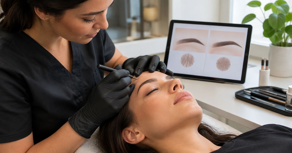Nano brows vs microblading: what should a quote include?