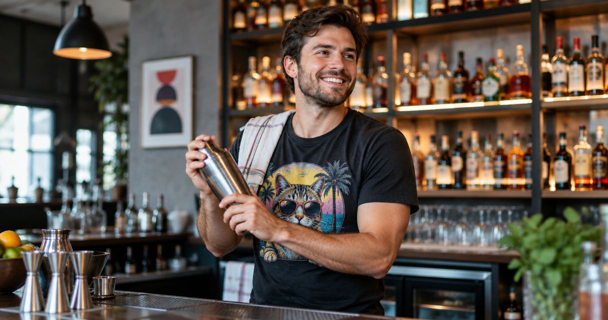 Inappropriate t-shirts for bartenders: complete 2026 guide