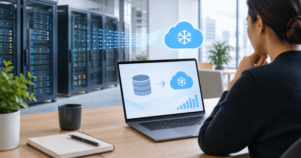 Can Snowflake replace a legacy data warehouse without downtime?