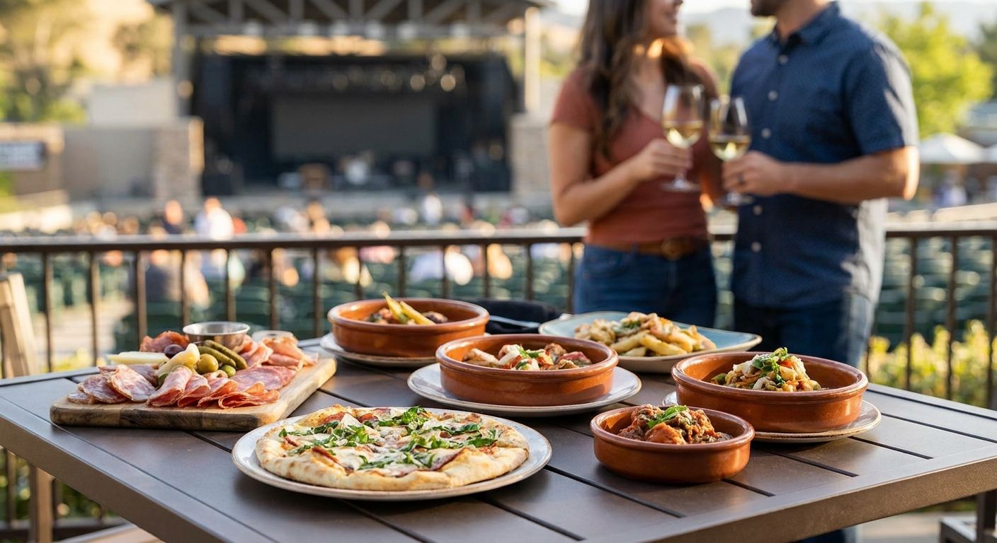 Small plates for a pre-concert dinner in Santa Clarita