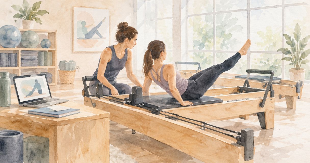Reformer Pilates certification: planning equipment access