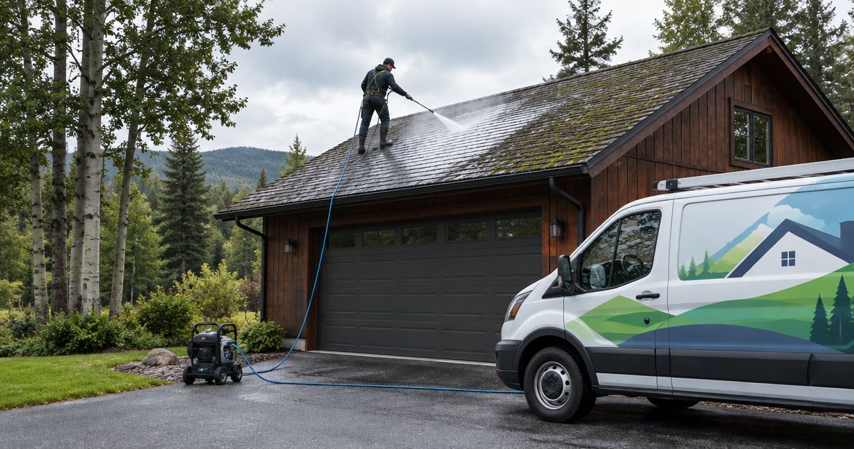 Can you pressure wash a roof safely?