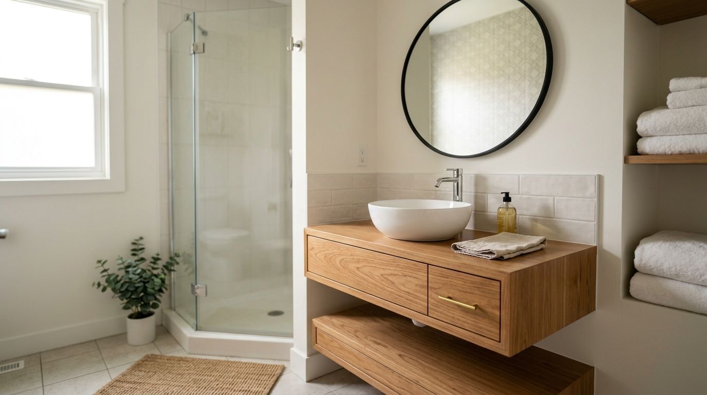 Best bathroom vanity styles for small bathrooms in 2026