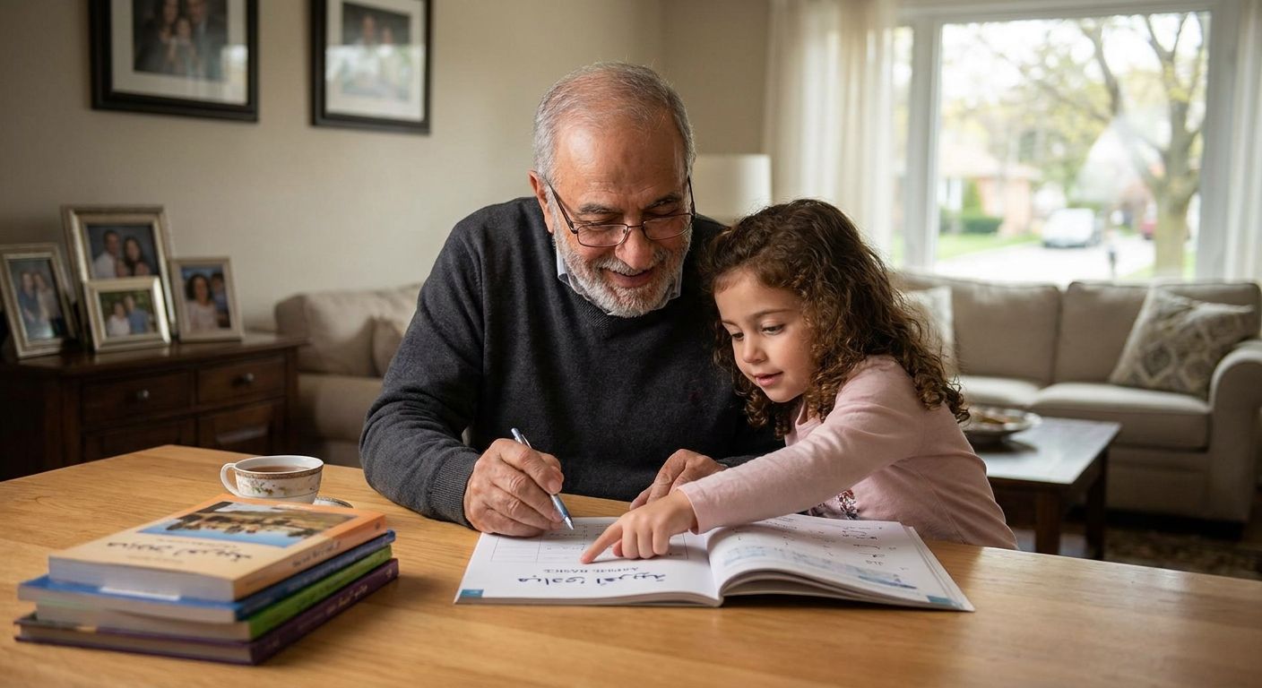 Arabic lessons for grandparents of Lebanese grandchildren