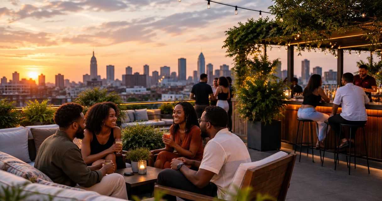 Best rooftop bars in Harlem 2026