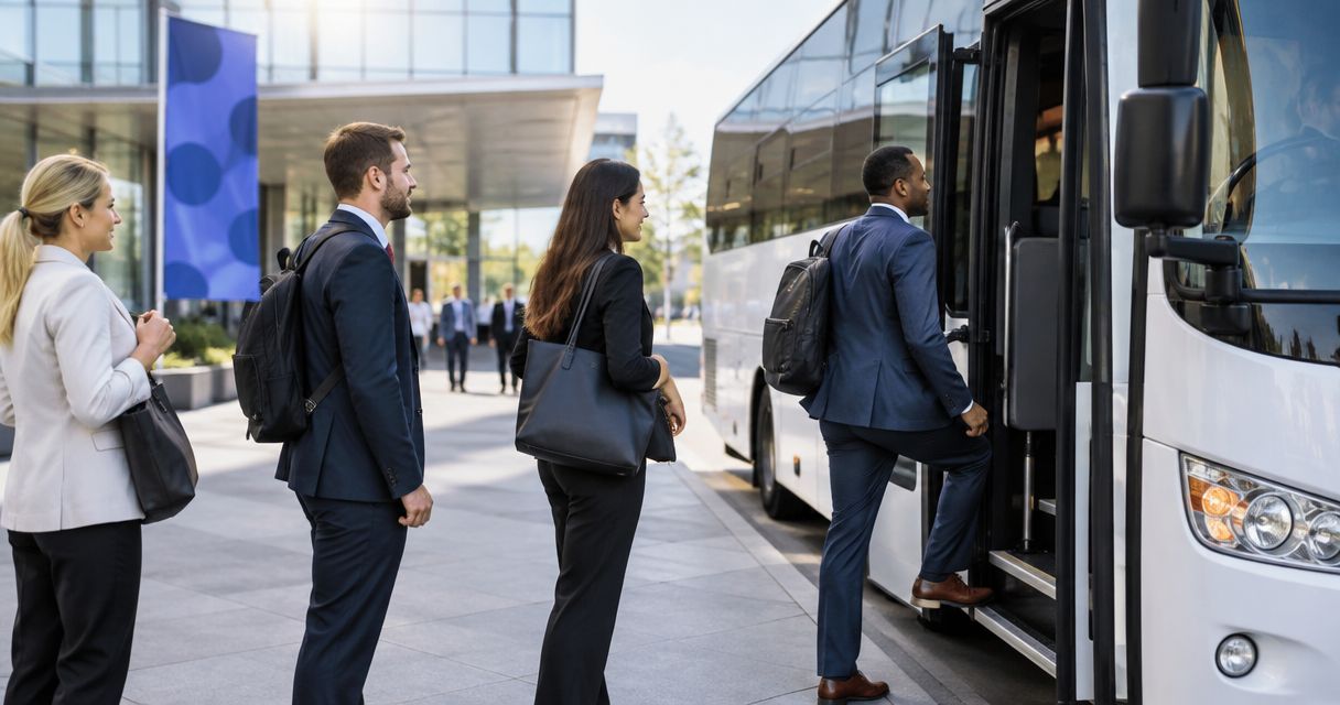 How to plan corporate shuttle service for a conference