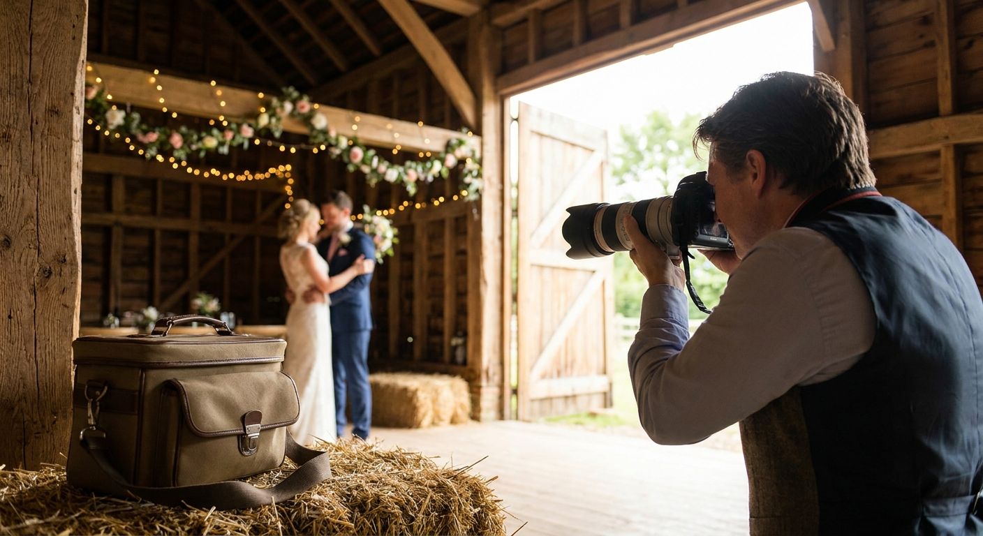 Wedding photography for barn weddings