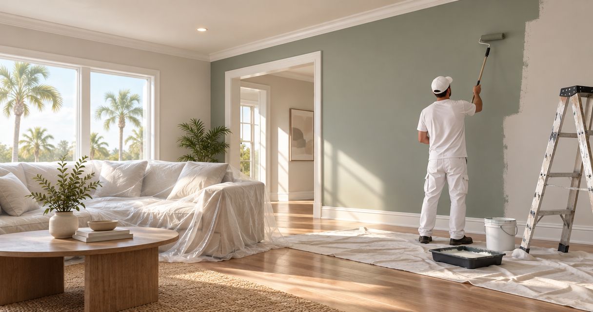 What should an Orlando painting and finish-work scope include?