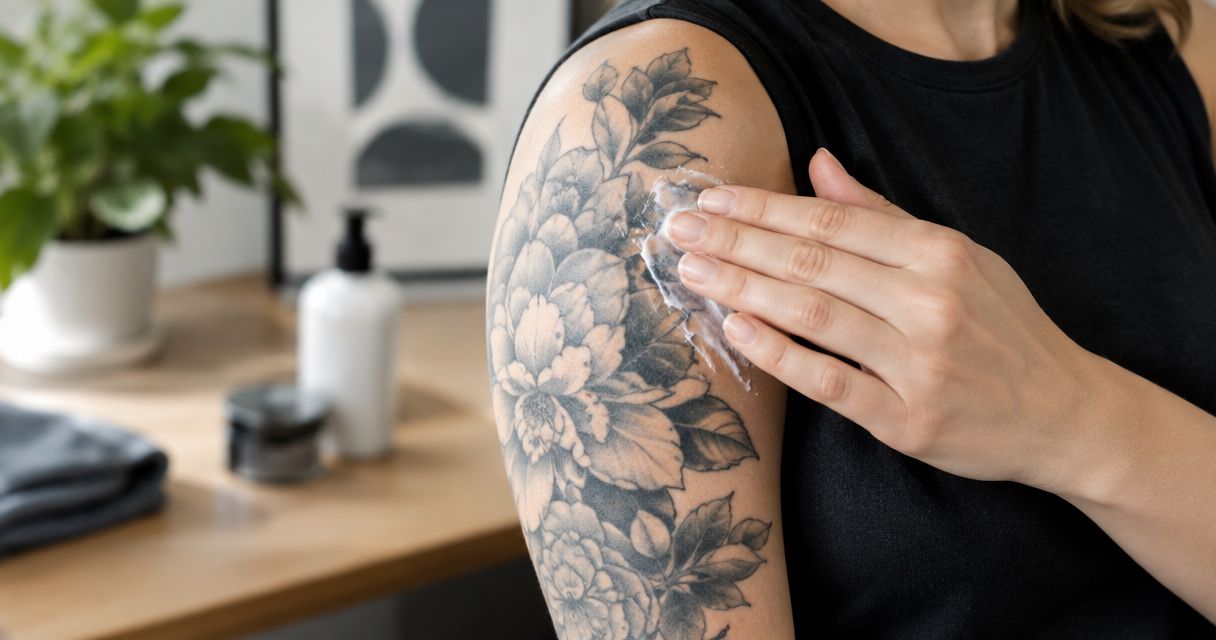 How long does it take for tattoo ink to heal into skin?