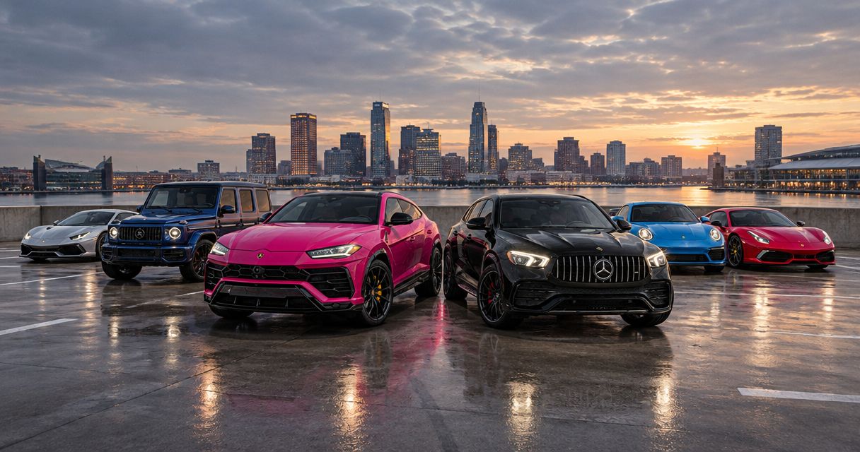 Best 6 exotic car rentals in Maryland in 2026