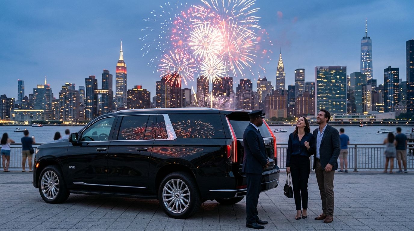 Car service for Fourth of July fireworks viewing in NYC