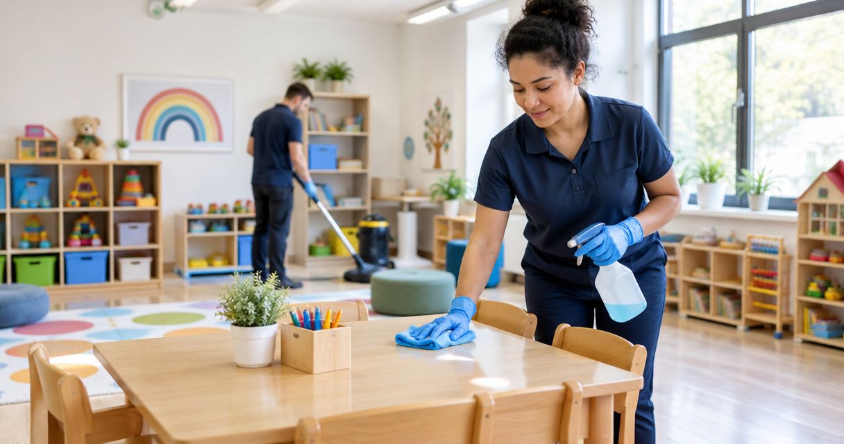 Commercial cleaning for daycare centers and preschools: complete 2026 guide