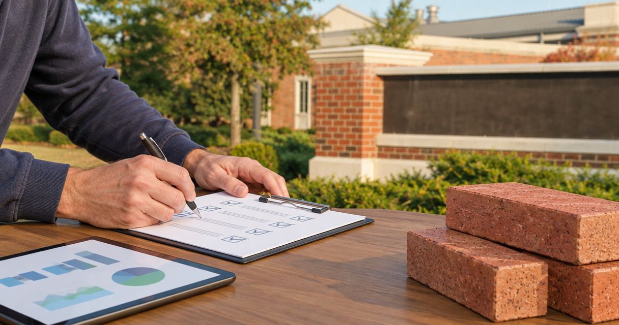 A municipal brick fundraiser: preparing an approval checklist