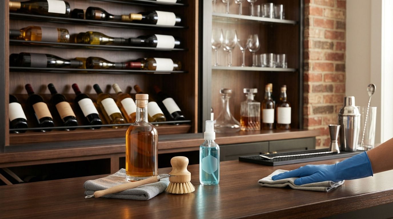 Best cleaning products for wine cellar and home bar surfaces