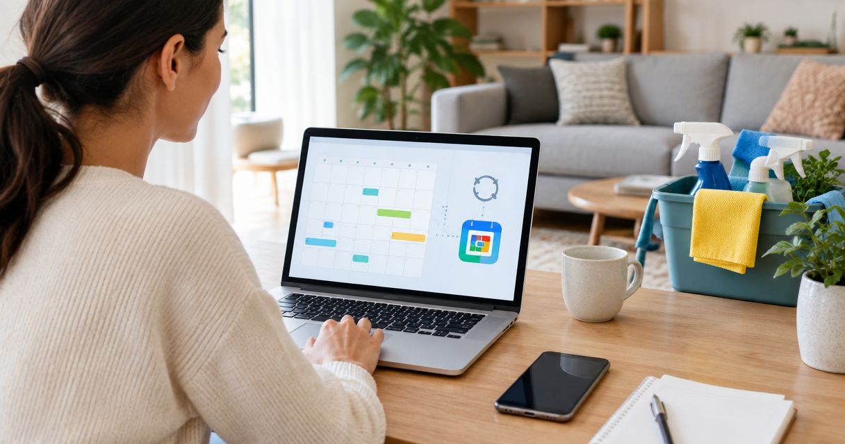 How to connect Google Calendar to your recurring cleaning schedule