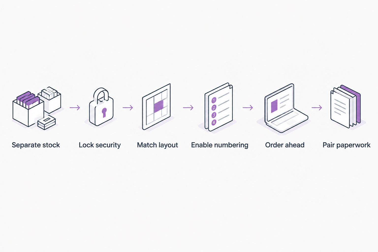 Six-step process for setting up cheque printing across property management trust accounts