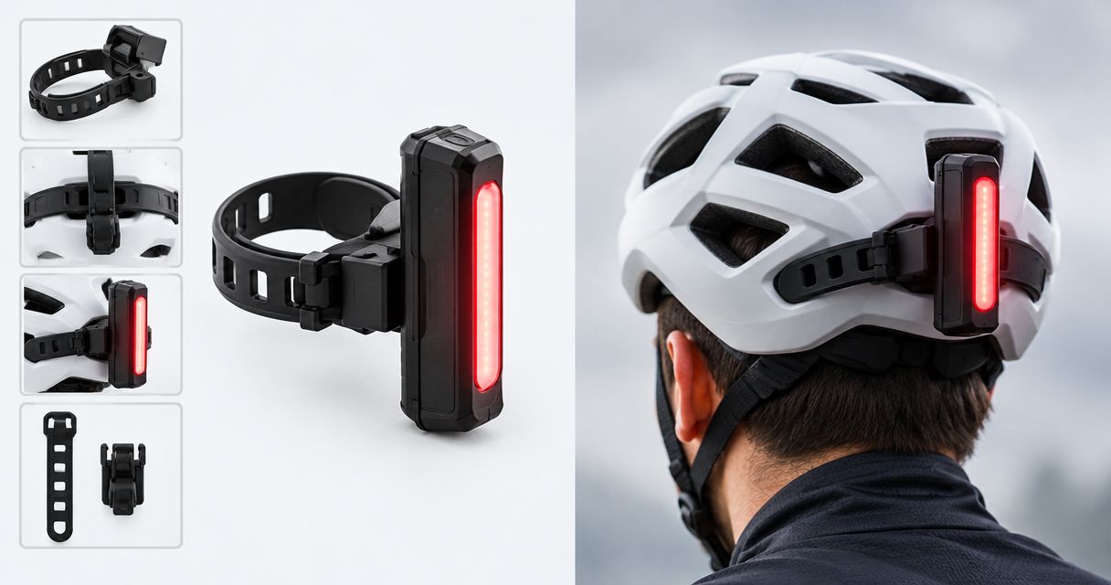 How to mount a bike helmet light without a wobbly fit